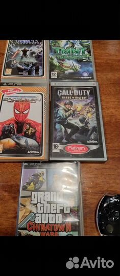 Sony PSP. С играми 5 штук