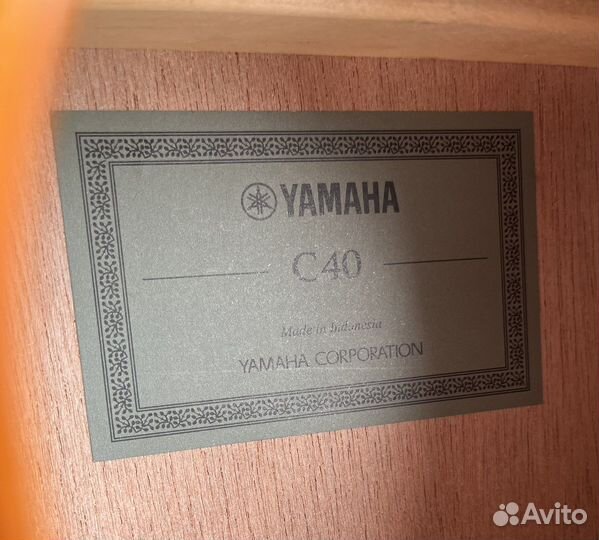 Гитара yamaha C40 с чехлом
