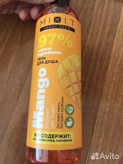 Гель д/душа mixit Манго, 425 мл