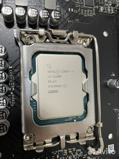 Материнская плата H610 MSI / i3 12100f