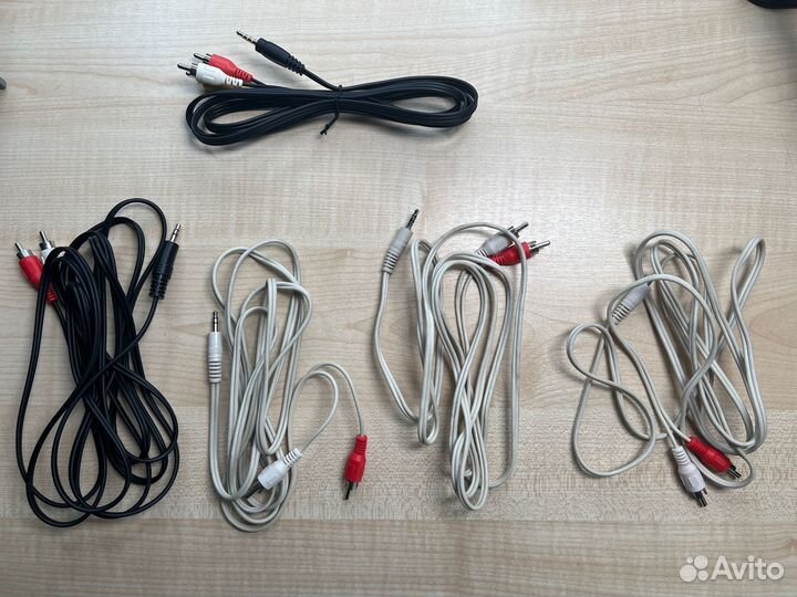 Кабель jack 3.5mm AV-3xRCA (3 тюльпан)