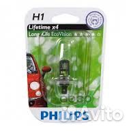 12258llecob1 Лампа H1 12V 55W P14.5s Long Life ECO
