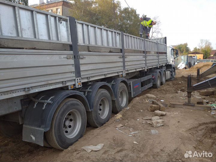 Грузоперевозки Аренда длинномер бортовой (шаланда)