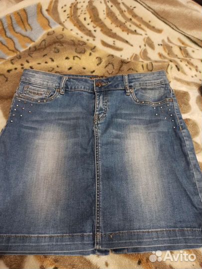 Джинсовая юбка