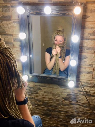 Комплект сенегальские косы, русый