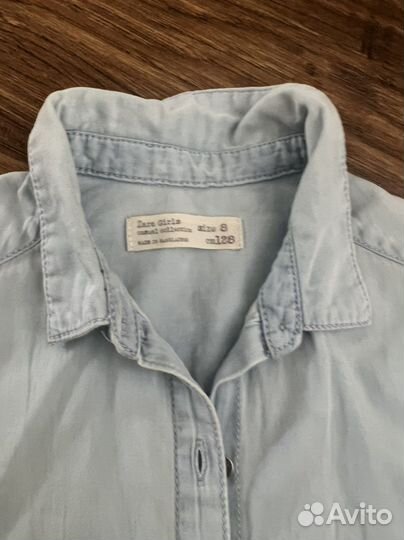 Рубашка zara 122/128