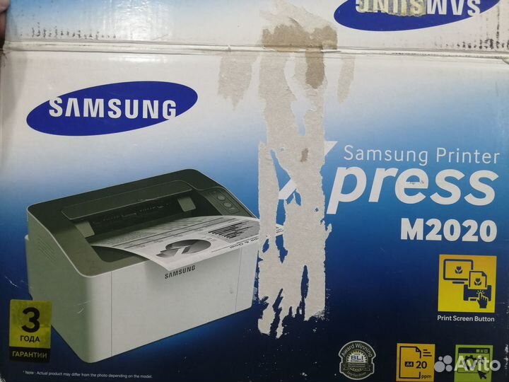 Принтер Samsung Xpress M2020 прошитый