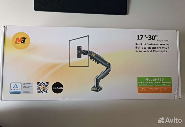 Кронштейн NB F80 для мониторов 17-30дюймов