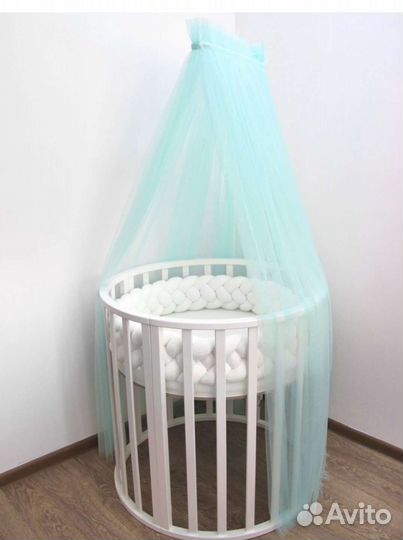 Балдахин в кроватку с держателем