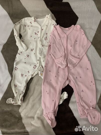 Вещи для девочки пакетом 62-68