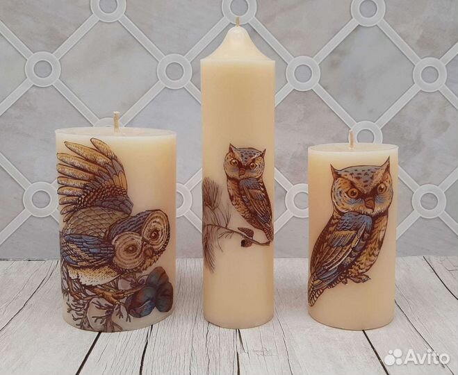 Ароматизированные свечи ручной работы