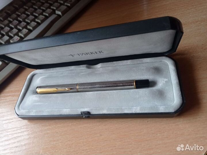 Перьевая ручка parker золотое перо оригинал