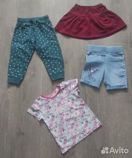 Пакет вещей на девочку 86-92