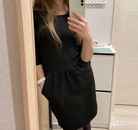 Платье черное xs