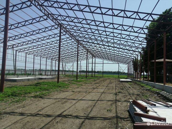 Строительство ангаров навесов складов