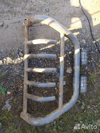 Кенгурятник на chevrolet ниву