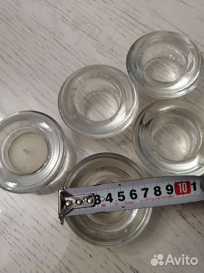 Подсвечник IKEA стекло