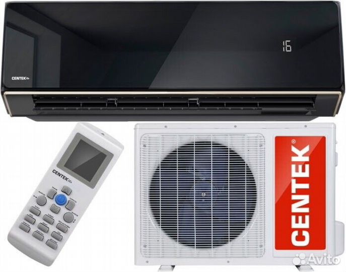 Сплит -система 9 новая черный Centek CT-65Н10