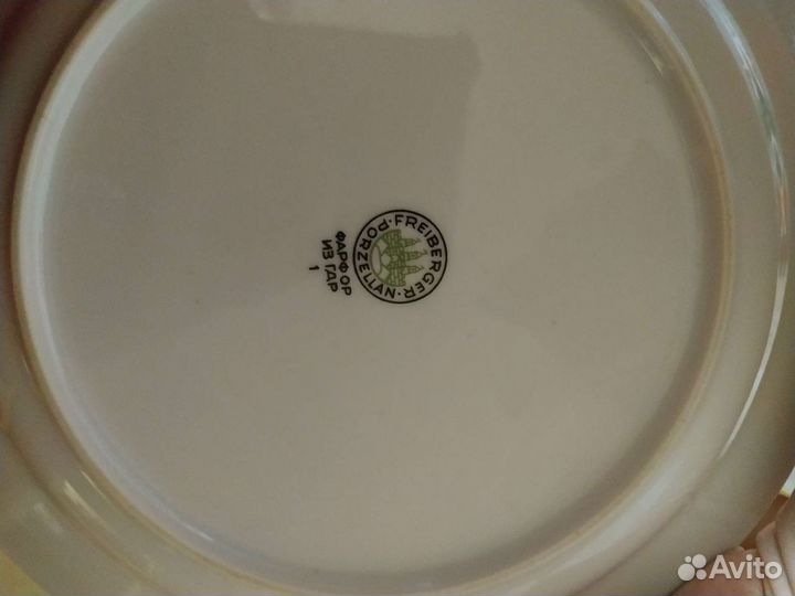 Столовый сервиз фарфор из гдр freiberger porzellan