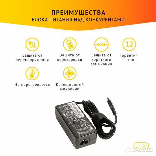 Блок питания (зарядка) для ноутбука Lenovo G400, G