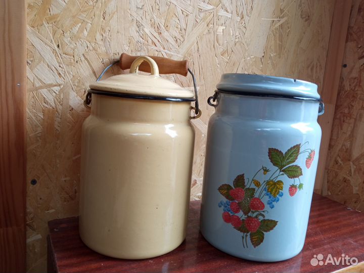 Эмалированная посуда СССР новая