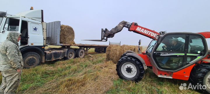 Солома в рулонах и мешках