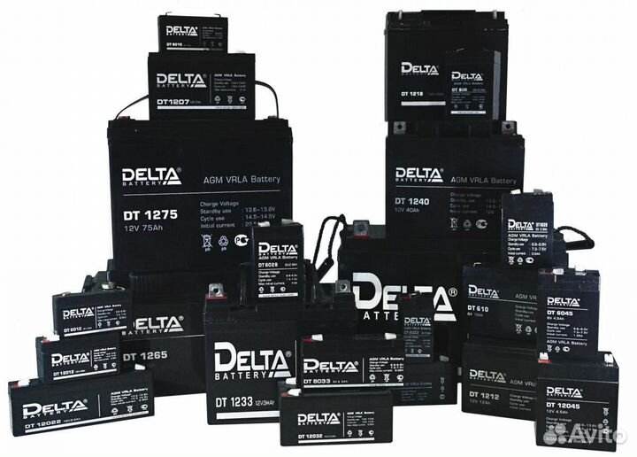 Аккумуляторы свинцово-кислотные 12V от0,8 - до12Ah