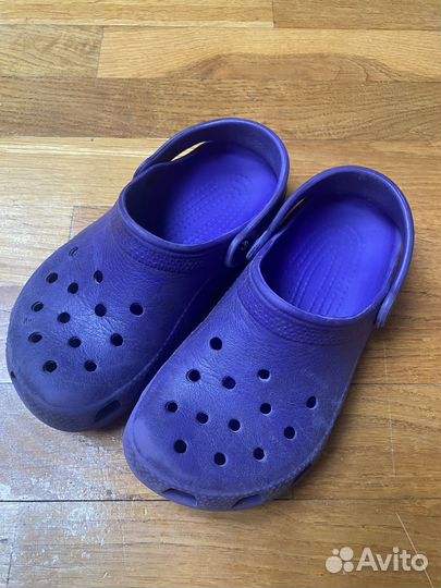 Crocs сабо для девочки 12-13 размер