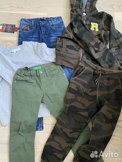 Вещи детские на мальчика 110-120см