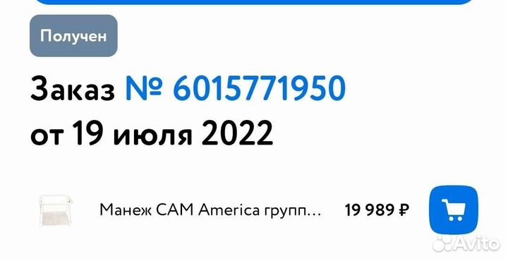 Манеж CAM America