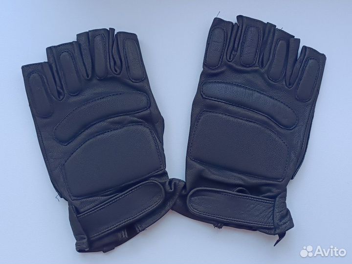 Мотоперчатки кожаные