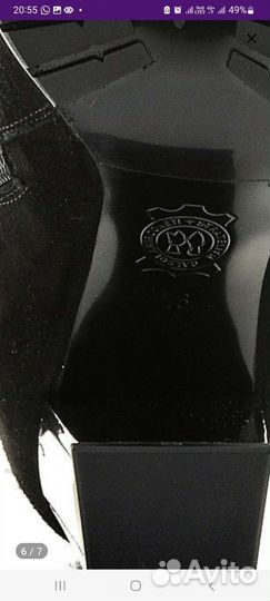 Сапоги осень весна женские 39