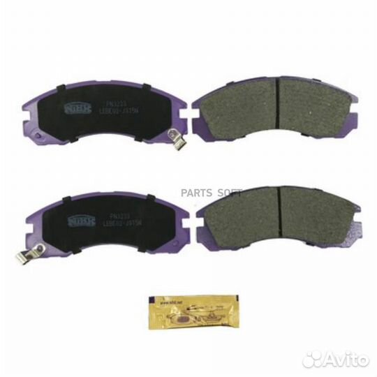 Nibk PN3233 Колодки тормозные дисковые перед