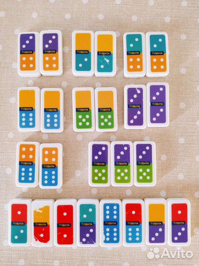 Домино Смешарики из магазина Лента (25шт)