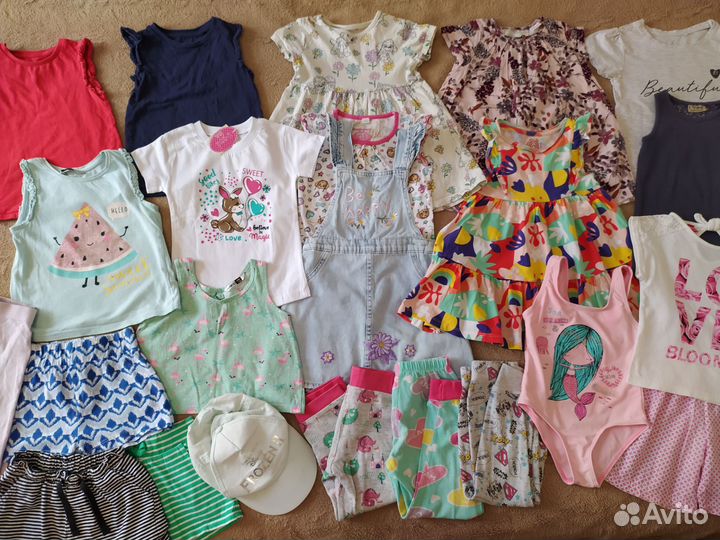 Пакет летних вещей для девочки 92-98 см Next Zara