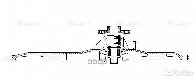 Насос водяной (с металл.прокладкой) для а/м Toyota