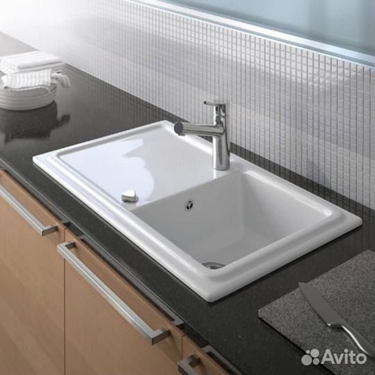 Duravit Cassia Кухонная мойка 86x51см., встраиваем