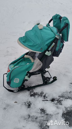 Детские санки коляска Ника 7
