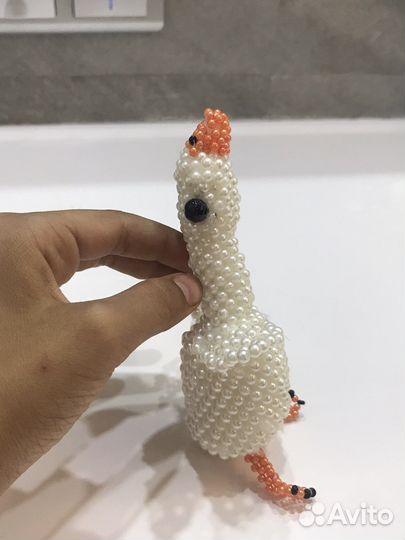 Гусь из бусин