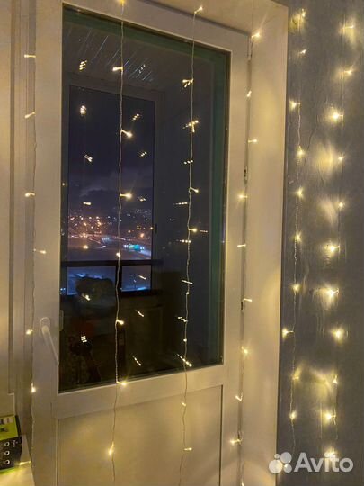 Гирлянда штора 3 на 2