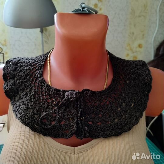 Воротники и пояса вязанные