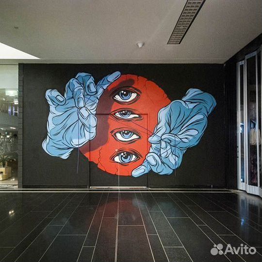 Художник, роспись стен