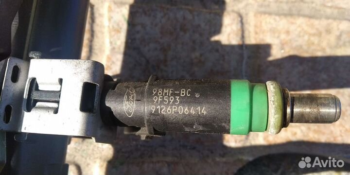 Форсунки топливные + рейка Фокус 2