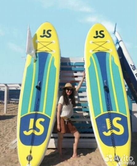 Sup board сап борд JS жёлтая 335