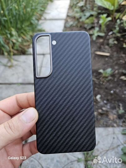 Чехол samsung galaxy s23 карбоновый