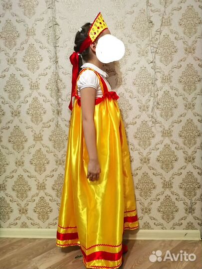 Русский народный костюм для девочек 122/140