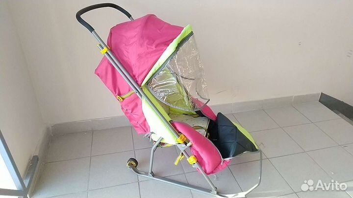 Детские санки с колесами