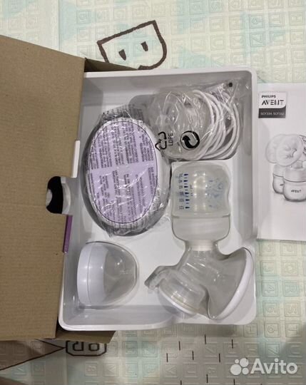 Молокоотсос avent электрический новый
