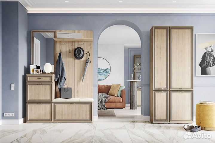 Тумба для обуви дуб сонома