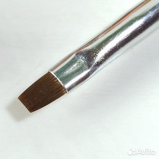 Кисть для геля квадратная №6